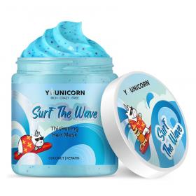 Younicorn Уплотняющая маска для ломких, тонких волос Surf The Wave, 250 мл. фото