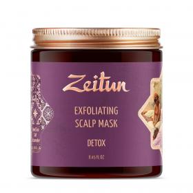 Zeitun Травяная маска для волос Детокс со скрабирующим эффектом, 250 мл. фото