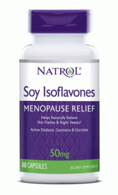 Natrol Изофлавоны сои, 60 капсул. фото