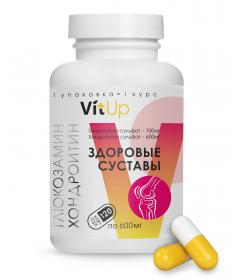 VitUp Комплекс Глюкозамин Хондроитин. Здоровые суставы, 120 капсул х 600 мг. фото