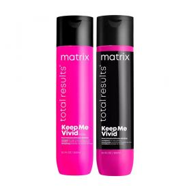 Matrix Набор для сохранения яркого цвета волос Total results Keep me vivid шампунь 300 мл  кондиционер 300 мл. фото