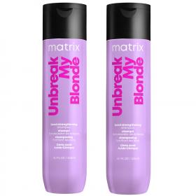 Matrix Шампунь укрепляющий для осветленных волос с лимонной кислотой Total results Unbreak My Blonde, 300 мл х 2 шт. фото