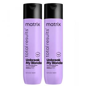 Matrix Шампунь укрепляющий для осветленных волос с лимонной кислотой Total results Unbreak My Blonde, 300 мл х 2 шт. фото