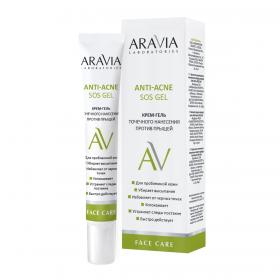 Aravia Laboratories Крем-гель точечного нанесения против прыщей Anti-acne SOS Gel, 20 мл. фото