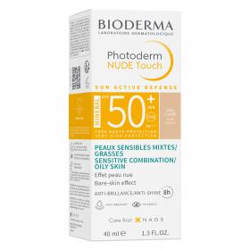 Bioderma Cолнцезащитный флюид с тоном SPF 50 очень светлый оттенок, 40 мл. фото