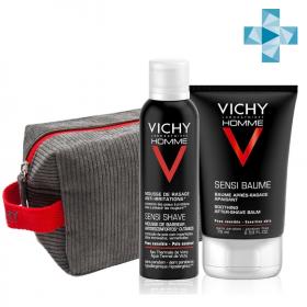 Vichy Базовый набор для бритья пена для бритья 200 мл  бальзам после бритья 75 мл. фото