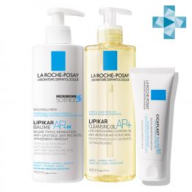 La Roche-Posay Набор комплексный уход для сухой и склонной к атопии кожи младенцев, детей и взрослых. фото