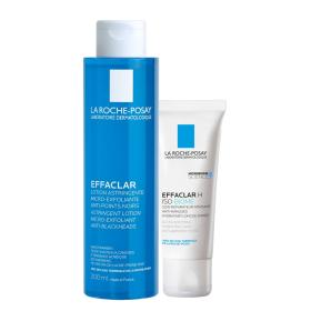 La Roche-Posay Набор для пересушенной проблемной кожи ультра-успокаивающий восстанавливающий уход 40 мл  лосьон для сужения пор 200 мл. фото