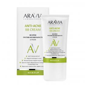 Aravia Laboratories ВВ-Крем против несовершенств 13 Nude Anti-acne, 50 мл. фото