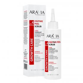 Aravia Professional Скраб энзимный для кожи головы, активизирующий рост волос Enzyme Peel Scrub, 150 мл. фото