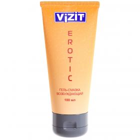 Vizit Возбуждающий гель-смазка Erotic, 100 мл. фото