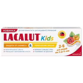 Lacalut Детская зубная паста Kids Защита от кариеса и укрепление эмали 2-6, 65 г. фото