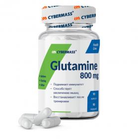 CyberMass Пищевая добавка Glutamine 800 мг, 90 капсул. фото