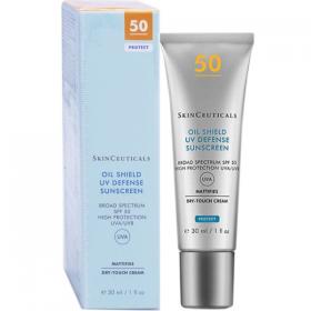 SkinCeuticals Матирующий солнцезащитный крем для нормальной, комбинированной и жирной кожи Oil Shield Uv Defense Sunscreen Spf50, 30 мл. фото