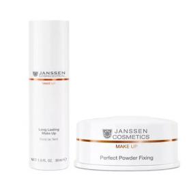 Janssen Cosmetics Набор средств для Make-Up Тонирование и фиксация крем 30 мл  пудра 30 г. фото