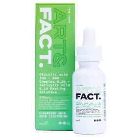 ArtFact Сыворотка-эксфолиант для лица Glycolic Acid 10  AHA Complex 0,2  Salicyl Acid 0,1, 30 мл. фото