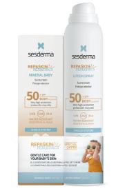 Sesderma Набор Pediatrics крем солнцезащитный SPF 50, 50 мл  спрей солнцезащитный SPF 50, 200 мл. фото