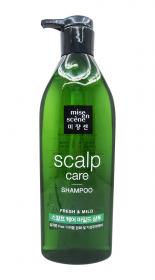 Mise En Scene Восстанавливающий шампунь для чувствительной кожи головы Energy from Jeju Green Tea Scalp Care, 680 мл. фото