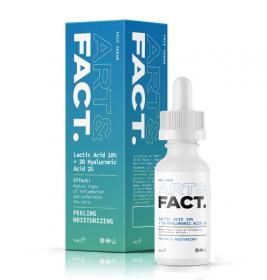 ArtFact Сыворотка-пилинг для лица с молочной кислотой Lactic Acid 10  3D Hyalur Acid 2, 30 мл. фото