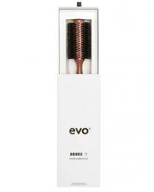 EVO Круглая щетка Брюс с натуральной щетиной для волос, диаметр 28 мм. фото