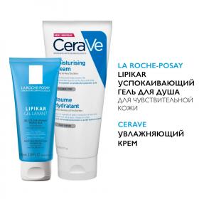 CeraVe Набор Увлажняющий крем CeraVe, 177 мл  Очищающий гель Lipikar, 100 мл. фото