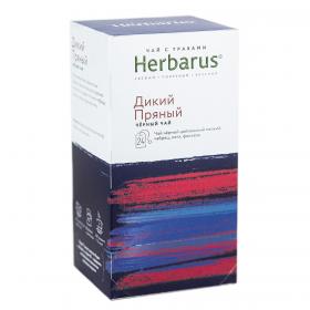 Herbarus Чай черный с травами Дикий пряный, 24 х 2 г. фото