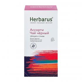 Herbarus Чай с добавками Ассорти чай черный, 24 х 2 г. фото