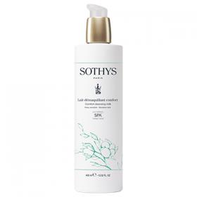 Sothys Очищающее молочко для чувствительной кожи с экстрактом хлопка и термальной водой, 400 мл. фото
