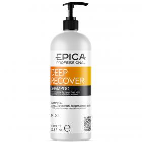 Epica Professional Шампунь с маслом сладкого миндаля и экстрактом ламинарии для восстановления повреждённых волос, 1000 мл. фото