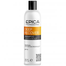 Epica Professional Шампунь с маслом сладкого миндаля и экстрактом ламинарии для восстановления повреждённых волос, 300 мл. фото