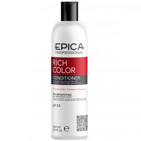Epica Professional Кондиционер с маслом макадамии и экстрактом виноградных косточек для окрашенных волос, 300 мл. фото