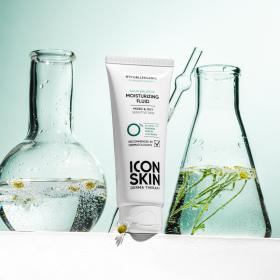 Icon Skin Увлажняющий гипоаллергенный флюид для комбинированной и жирной кожи Aqua Balance, 75 мл. фото
