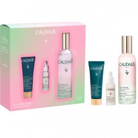 Caudalie Набор с Водой для красоты лица вода для красоты лица 100 мл  сыворотка-сияние против пигментных пятен 10 мл  детокс-маска 15 мл. фото