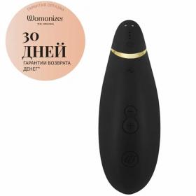 Womanizer Бесконтактный клиторальный стимулятор Premium 2, черный. фото