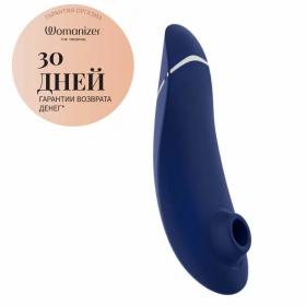Womanizer Бесконтактный клиторальный стимулятор Premium 2, синий. фото