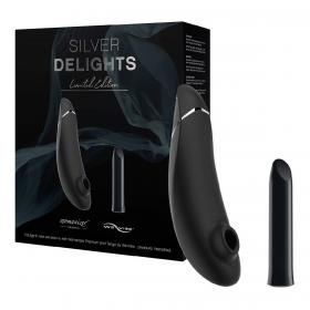 We-Vibe Набор Womanizer Premium  We-Vibe Tango, серебряный. фото