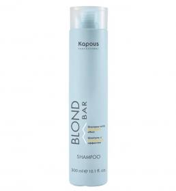 Kapous Professional Бессульфатный шампунь с антижелтым эффектом Shampoo with anti yellow effect, 300 мл. фото