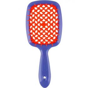 Janeke Щетка Superbrush с закругленными зубчиками фиолетово-красная, 20,3 х 8,5 х 3,1 см. фото