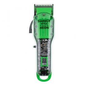 Dewal Pro Машинка для стрижки Barber Style Neon Green, 6 насадок. фото