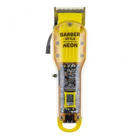 Dewal Pro Машинка для стрижки Barber Style Neon Yellow, 6 насадок. фото