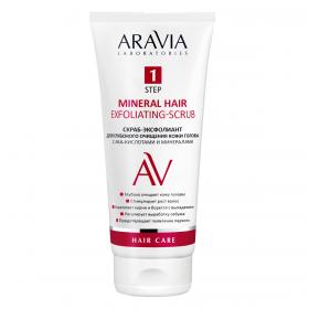Aravia Laboratories Скраб-эксфолиант для глубокого очищения кожи головы с АНА-кислотами и минералами Mineral Hair Exfoliating-Scrub, 200 мл. фото