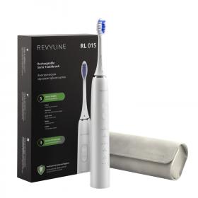 REVYLINE Электрическая звуковая зубная щетка RL 015, белая, 1 шт. фото