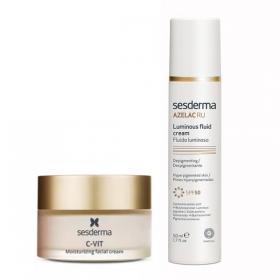 Sesderma Набор Утреннее комбо для сияния кожи, 2 средства. фото