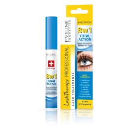 Eveline Cosmetics Концентрированная сыворотка для ресниц 8 в 1 Lash Therapy Professional Total Action, 10 мл. фото