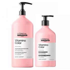 Loreal Professionnel Набор Vitamino Color шампунь 1500 мл  кондиционер 750 мл. фото