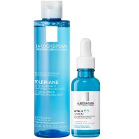 La Roche-Posay Набор бестселлеров для увлажнения кожи тоник 200 мл  сыворотка 30 мл. фото