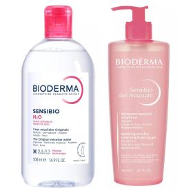 Bioderma Набор Очищение чувствительной кожи, 2 средства. фото