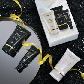 Limoni Подарочный набор Premium Syn-Ake Anti-Wrinkle Care Set легкий крем 50 мл  маска 50 мл  крем для век 25 мл. фото