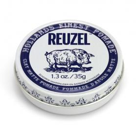 Reuzel Помада средней фиксации для укладки мужских волос Clay Matte Pomade Piglet, 35 г. фото