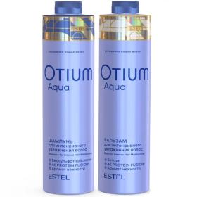 Estel Набор для интенсивного увлажнения волос шампунь 1000 мл  бальзам 1000 мл. фото